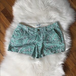 Paisley 3” Old Navy Shorts